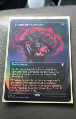 Bloodchief Ascension (Borderless) Commander Masters Foil - Image 1