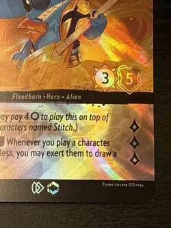Stitch - Rock Star Lorcana Enchanted Set Champ Championship Foil Enchanted 30/P1 - Image 4