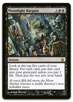 Moonlight Bargain #95 (NM) Ravnica City of Guilds RAV Magic MTG - Image 1