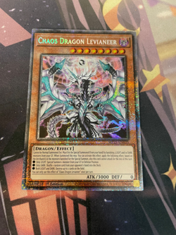 YUGIOH - CHAOS DRAGON LEVIANEER - STARLIGHT RARE - MP25 - NM - 1ST ED - Image 1