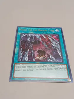 Yugioh! Vessel for the Dragon Cycle - MZTM-EN101 - Rare - 1st Edition Near Mint, - Image 1