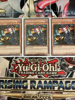 3x Tour Guide From The Underworld Secret Rare RA01-EN005 Yugioh Playset - Image 1