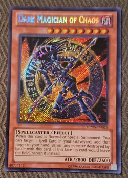 Yugioh! Dark Magician of Chaos - LCYW-EN026 Secret Rare NM - Image 1