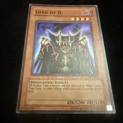Lord of D. SDK-041 Unlimited Super Rare Holo Yugioh TCG - HP - Image 2