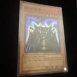 Lord of D. SDK-041 Unlimited Super Rare Holo Yugioh TCG - HP - Image 3