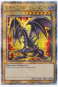 YUGIOH - Red-Eyes Black Dragon 7th Art- RA04-EN109 - Quarter Century Secret NM - Image 1