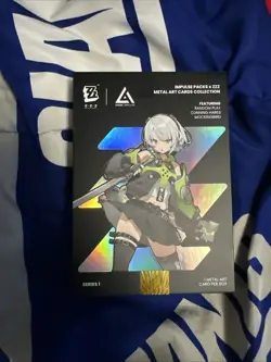 Zenless Zone Zero Nicole Demara Metal Art Card ZZZ Anime Impulse 2025 NOT GOLD - Image 3