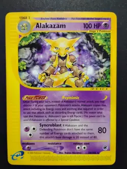 Alakazam 33/165 Expedition Non-Holo NM/LP Vintage Pokemon Card 2002 - Image 1