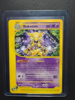 Alakazam 33/165 Expedition Non-Holo NM/LP Vintage Pokemon Card 2002 - Image 3