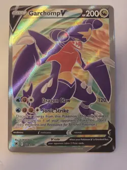 Pokemon TCG Astral Radiance Garchomp v Full Art Ultra Rare Holo Card 178/189 - Image 1