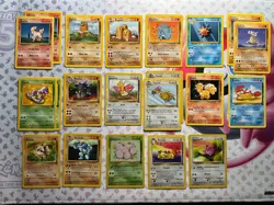 Pokemon Card TCG Vintage Lot (21) WOTC, Base, Jungle, Rocket, Common, Uncommon - Image 1