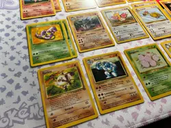 Pokemon Card TCG Vintage Lot (21) WOTC, Base, Jungle, Rocket, Common, Uncommon - Image 2
