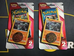2 New Pokemon XY Evolutions Lost Thunder 2019 Blister 2 Pack Booster Card Lot - Image 1