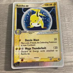 Pokemon TCG Raichu EX Sandstorm Card 98/100 Ultra Rare Holo - Image 1
