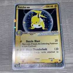 Pokemon TCG Raichu EX Sandstorm Card 98/100 Ultra Rare Holo - Image 2
