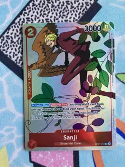 Sanji Gift OP01-013 Gift Collection 2023 Alternate Art Promo Rare One Piece Card - Image 1