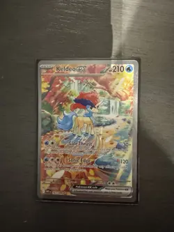 Pokemon White Flare Keldeo EX Special Illustration Card 167/086 English Edition - Image 1