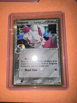 Zangoose 15/17 Pop Series 5 Holo Pokemon TCG Card 2007 Delta Species - Image 1