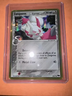 Zangoose 15/17 Pop Series 5 Holo Pokemon TCG Card 2007 Delta Species - Image 2