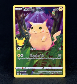 Pokemon TCG Card Pikachu 5/25 Celebrations 25th Anniversary Full Art Holo - G-1 - Image 1