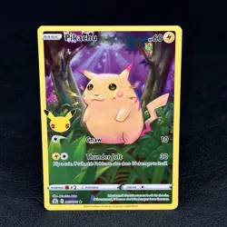Pokemon TCG Card Pikachu 5/25 Celebrations 25th Anniversary Full Art Holo - G-1 - Image 2