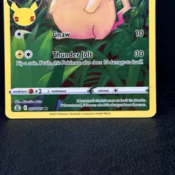 Pokemon TCG Card Pikachu 5/25 Celebrations 25th Anniversary Full Art Holo - G-1 - Image 5