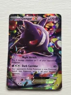 Pokemon Gengar EX TCG Card Phantom Forces Ultra Rare Holo, 34/119 - Image 1