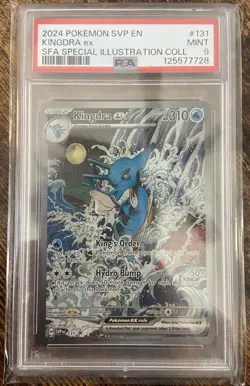 Kingdra EX 131 Pokemon TCG Scarlet & Violet Black Star Promo Holo Card PSA 10 - Image 1