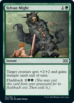 Sylvan Might FOIL Double Masters NM Green Common MAGIC GATHERING CARD ABUGames - Image 1