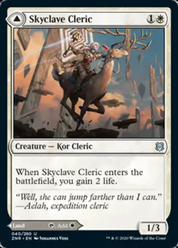 Skyclave Cleric / Skyclave Basilica FOIL Zendikar Rising NM CARD ABUGames - Image 1