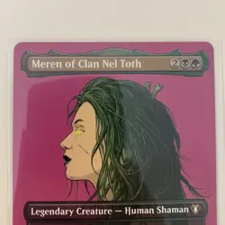 NMT MTG Meren of Clan Nel Toth (Borderless) Commander Masters Regular Card - Image 2