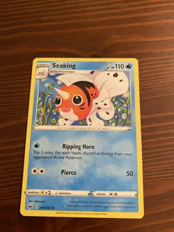 Pokemon TCG Sword And Shield Seaking Uncommon Card 47/202 2020 - Image 1