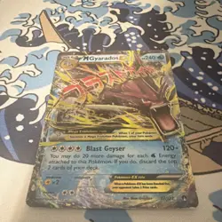 Pokemon M Gyarados EX 240 HP Ultra Rare HOLO Card 27/122 Breakpoint Mega - Image 5
