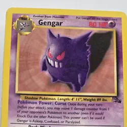 Base Set Gengar 20/62 | Rare | Pokemon Card | Near Mint | Great Centering - Image 1