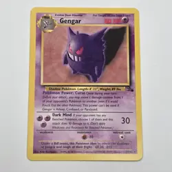 Base Set Gengar 20/62 | Rare | Pokemon Card | Near Mint | Great Centering - Image 2