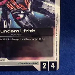 Gundam Lfrith NM Gundam Card Game GD01-086 C Newtype Rising. - Image 4