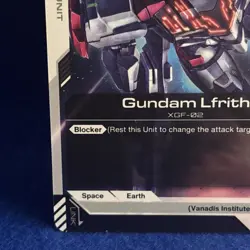 Gundam Lfrith NM Gundam Card Game GD01-086 C Newtype Rising. - Image 5