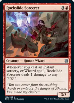 Rockslide Sorcerer FOIL Zendikar Rising NM Red Uncommon MAGIC MTG CARD ABUGames - Image 1