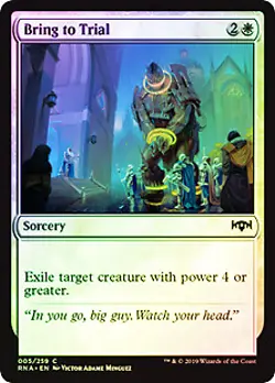 Bring to Trial FOIL Ravnica Allegiance MINT White Common MAGIC MTG CARD ABUGames - Image 1