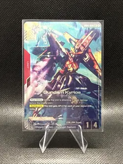 Gundam Card Game Phantom Aria Gundam Kyrios GD04-034 LR+ Alternate Alt Art NM - Image 1