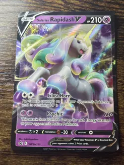 Galarian Rapidash V SWSH111 SWSH: Sword & Shield Promo Cards Holo - Image 1