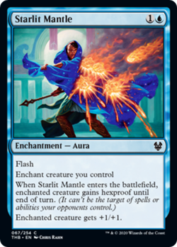 Starlit Mantle FOIL Theros Beyond Death MINT Blue Common MAGIC MTG CARD ABUGames - Image 1