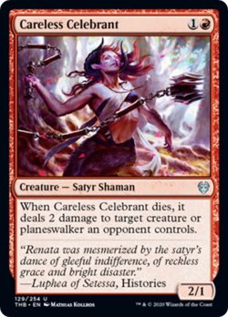 Careless Celebrant FOIL Theros Beyond Death NM Red Uncommon MAGIC CARD ABUGames - Image 1
