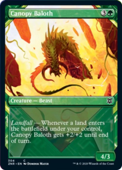 Canopy Baloth (Showcase) FOIL Zendikar Rising NM Common Showcase CARD ABUGames - Image 1