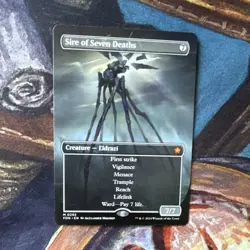 Magic: The Gathering Sire of Seven Deaths Creature FDN 0292 7/7 MTG - Image 1