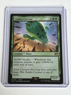 Jumbo Cactuar 191 MTG Final Fantasy 2025 Near Mint Non Foil Rare - Image 1