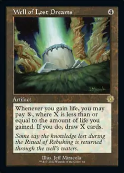 Magic The Gathering MTG WELL OF LOST DREAMS RETRO FRAME The Brothers' War NM - Image 1