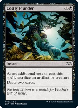 Costly Plunder FOIL Double Masters MINT Black Common MAGIC MTG CARD ABUGames - Image 1