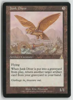 Junk Diver Moderately Played 132 Urza's Destiny Magic: The Gathering - Image 1