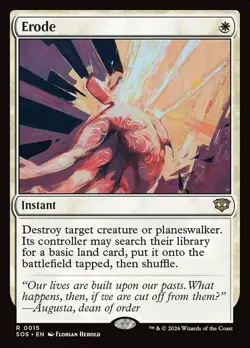 Erode *** FOIL *** - MTG SOS Secrets of Strixhaven - NM/MINT - Image 1